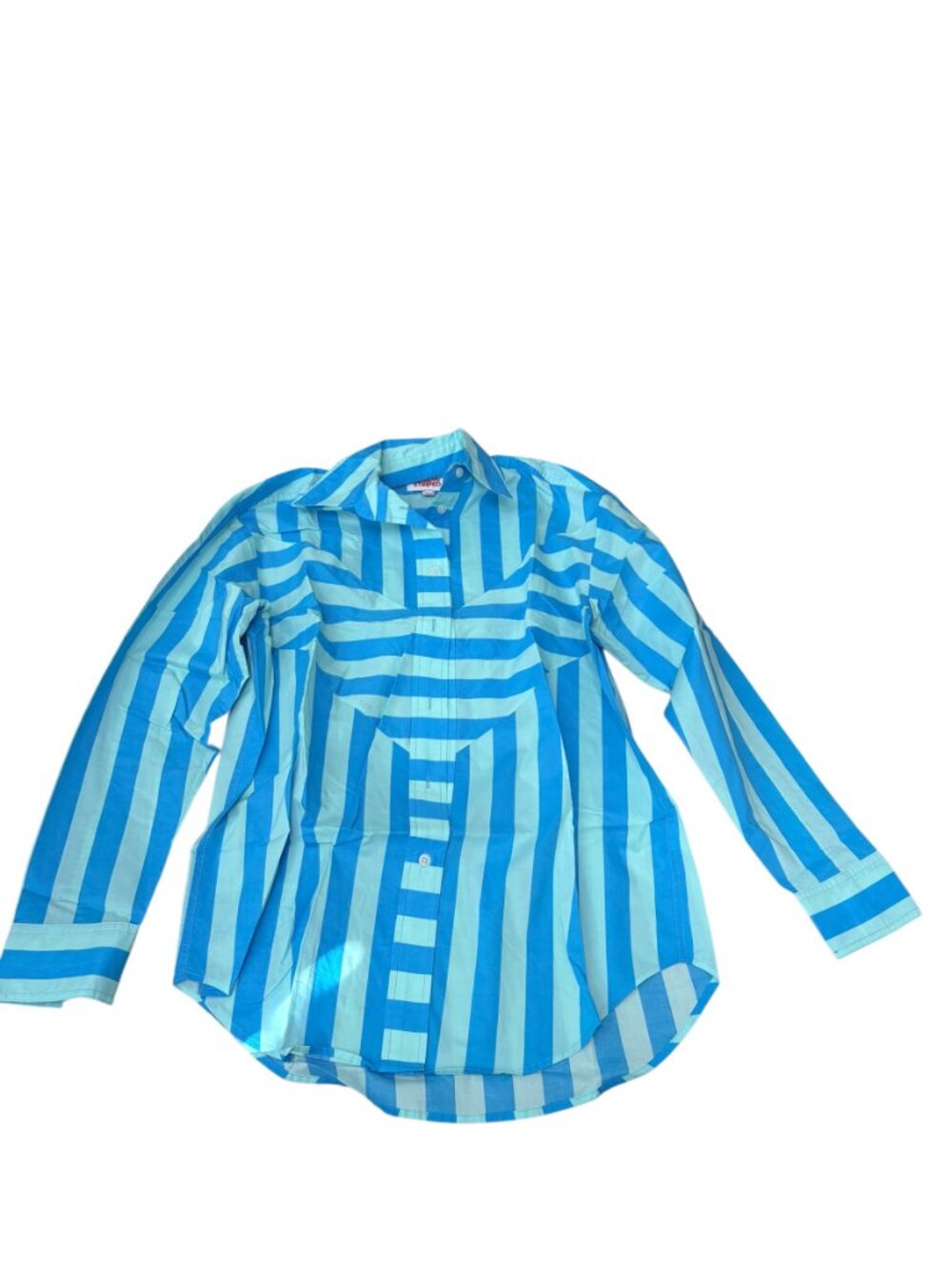 Solid & Striped LEXY BOXER Shorts & ARLETTE Shirt in Oxford Stripe sz: XS NWOT - Picture 2 of 13
